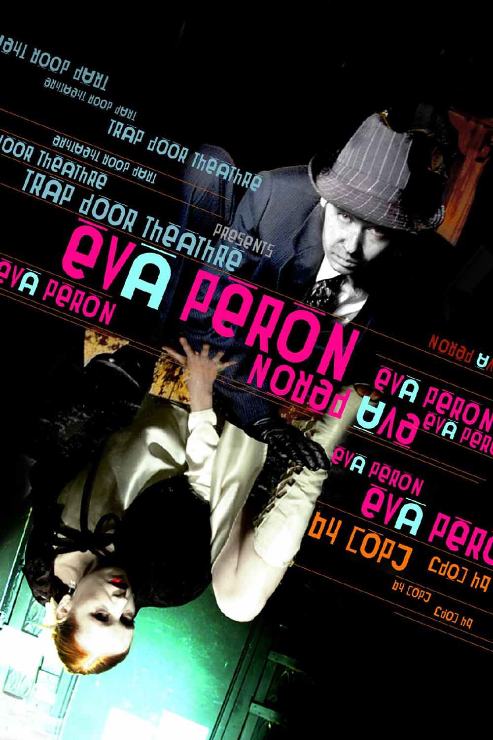 Trap Door Theatre Eva Peron Poster