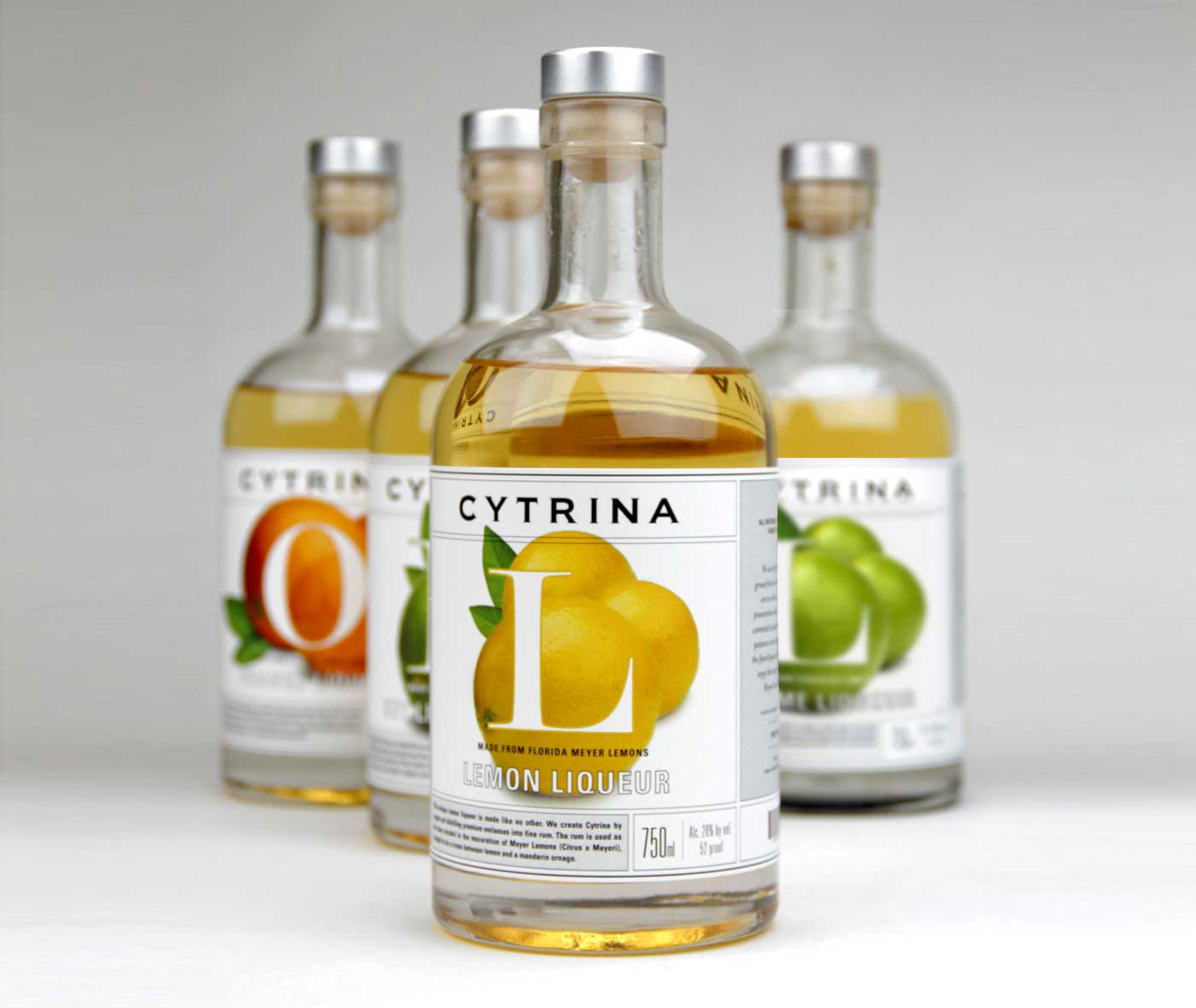 Cytrina Liqueur Bottle Design